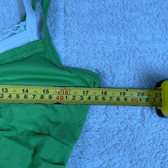 NWT Johnny Girl Vintage Y2K Ruffle Strappy Tank Top Blouse - Picture 5 of 6